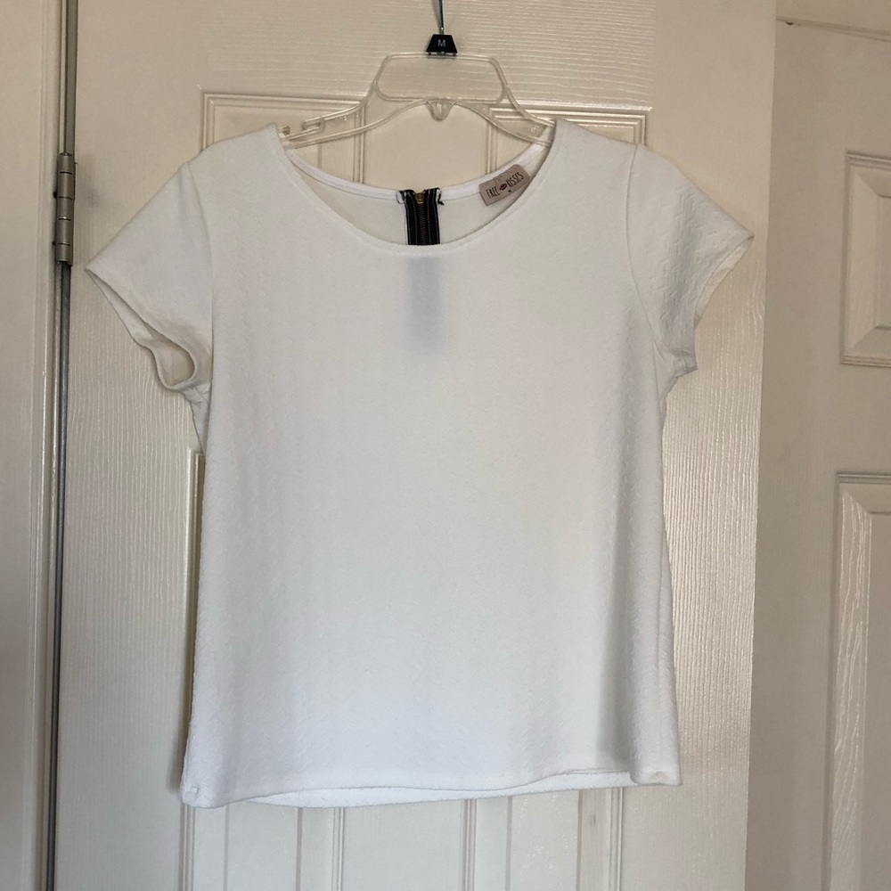 Off White Dressy Top